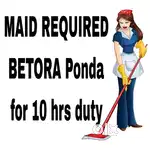 House maid (10 hr duty)