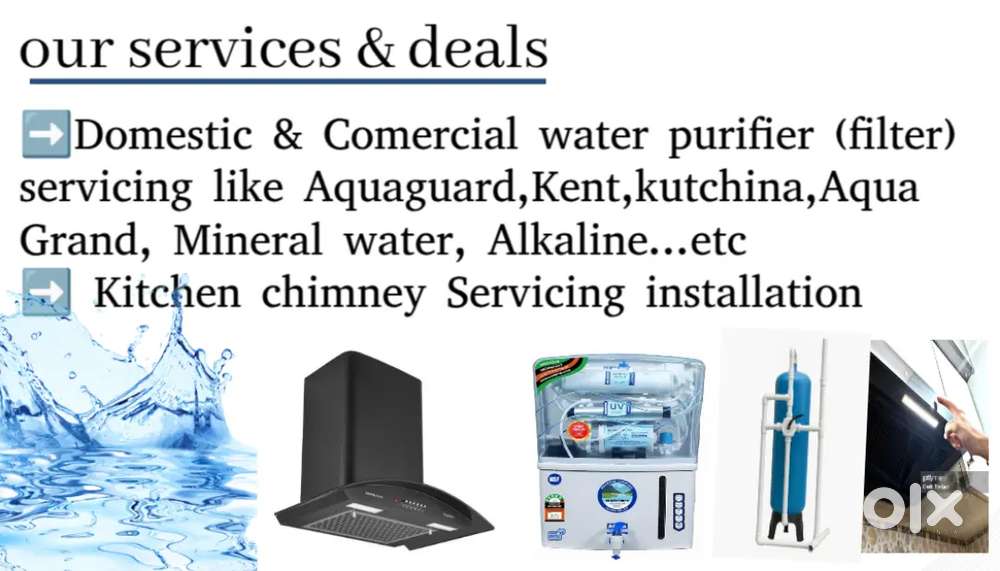 AQUA WATER PURIFIER SERVICES AVAILABLE