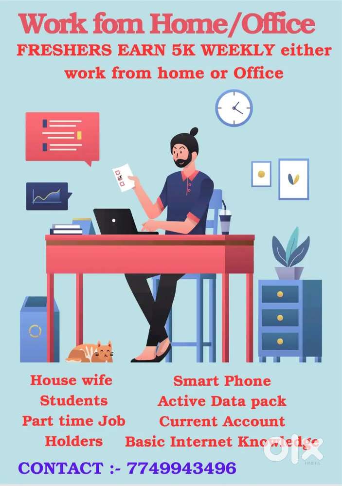 Work From Home Earn 5K weekly
