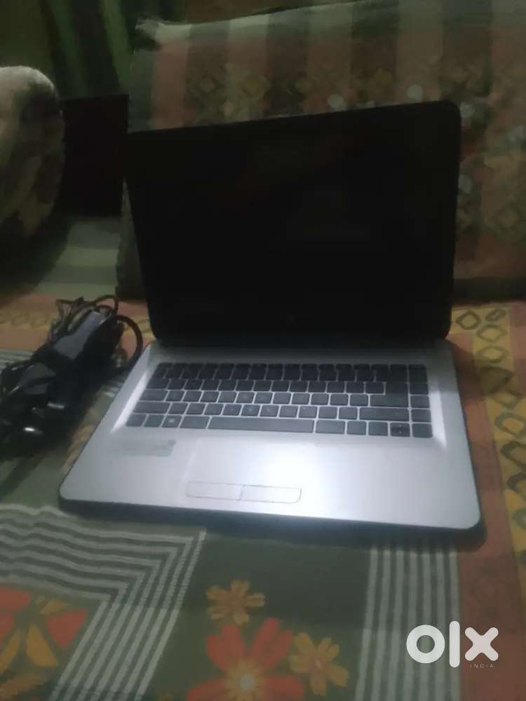 HP laptop silver and Black colour