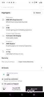 Hp laptop 15