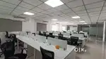 40 Workstations 3 Cabins 1 Conference plug and play office for Rent