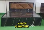 HAMZA FURNITURE New designer stylish look particle wood bed 6by6