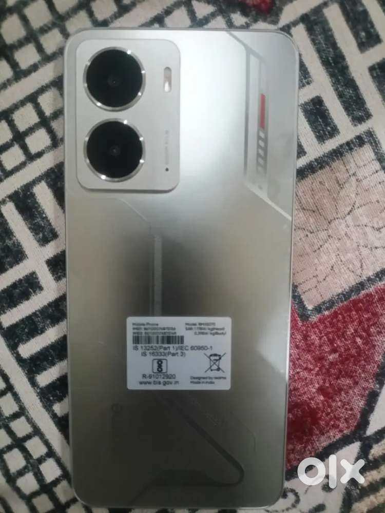 Realme P3 5G  6/128gb silver colour 2 month old