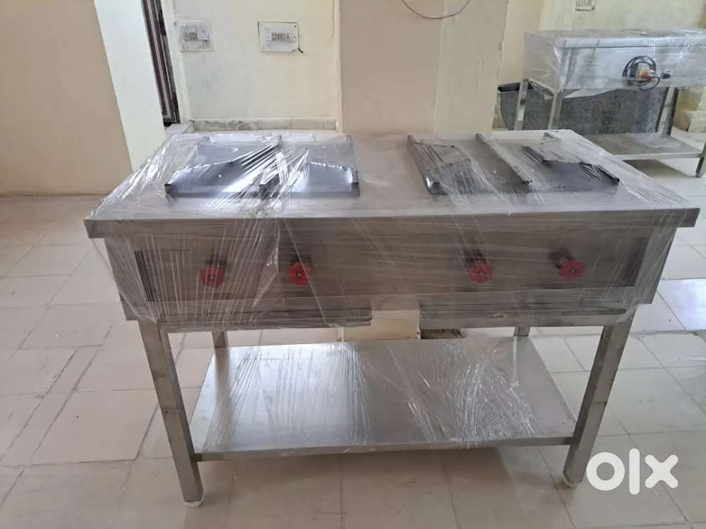 UNUSED 2 WEEK OLD COMMERCIAL 2 RANGE BURNER UNUSED IN KATWARIA SARAI