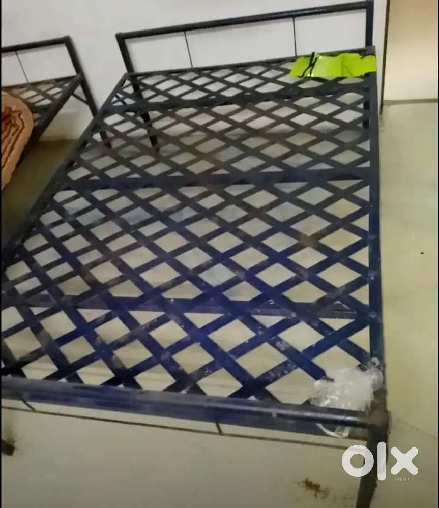 Urgent Sell 2 nos Metel folding double bed.