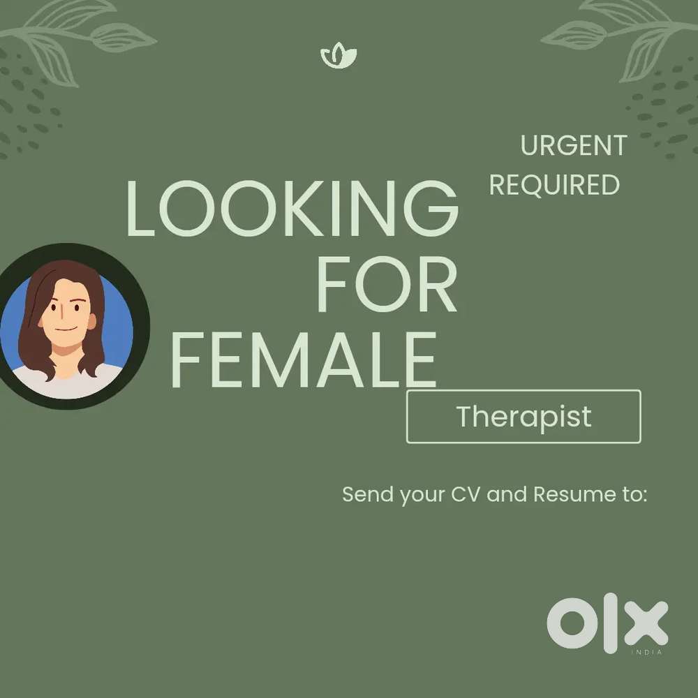 Looking for female therapist urgent required