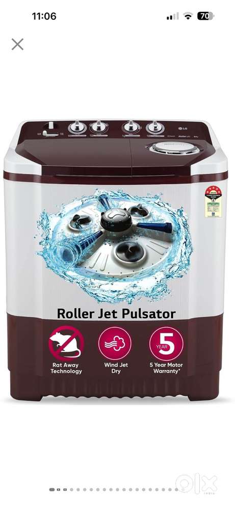 LG WASHING MACHINE 8.5 kgs