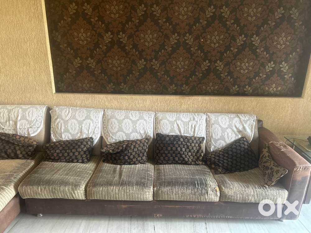 4 seater sofa and 1 couch