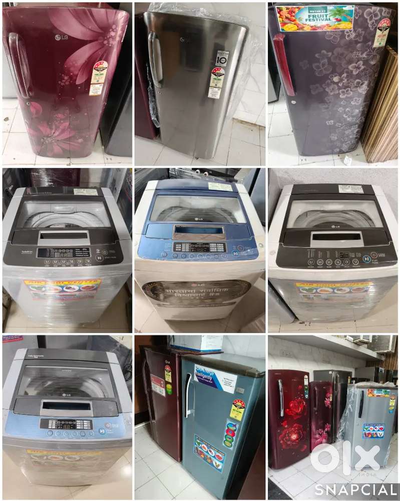 5 YEAR'S WARRANTY [ REFRIGERATOR = WASHING MACHINE ] DELIVERY FREE