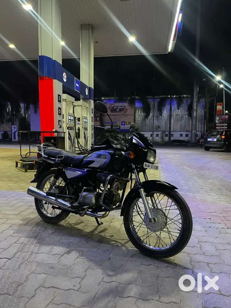 Splendor black with blue colour for sale