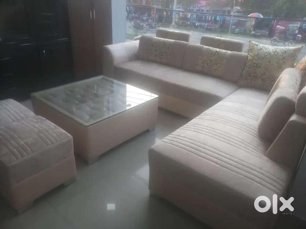 Sofa with table set