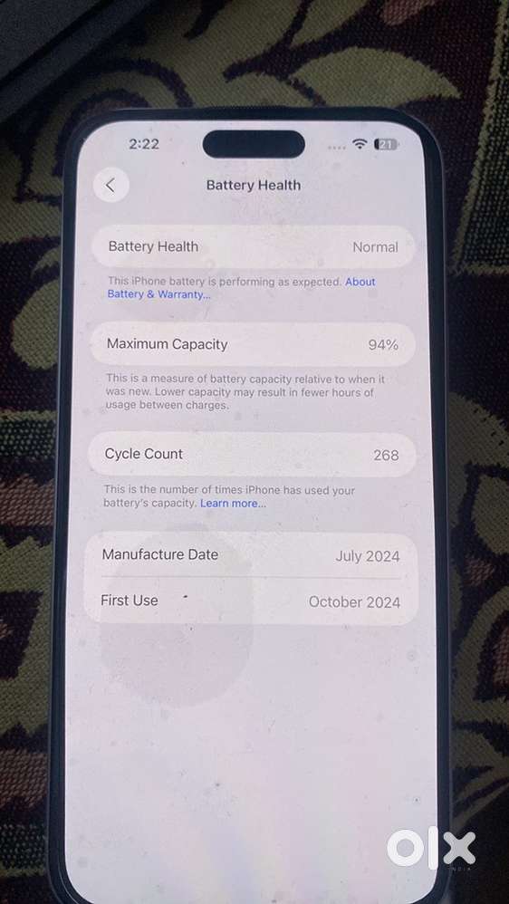 Iphone 15 + 128 GB