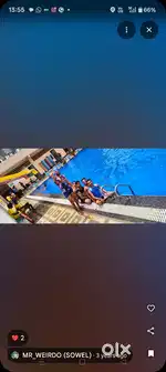 Swimming pool maintenance staff