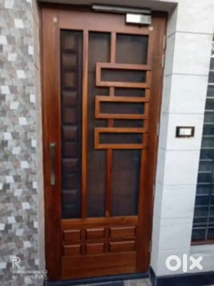 Best quality teak wood jali door and windows 349/- sq.ft EMI available