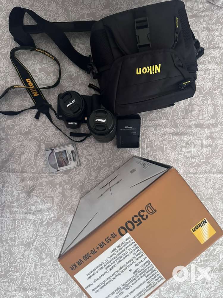 Nikon D3500 with additional lens  - Nikon AF-P DX NIKKOR 70-300 mm