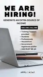 Students, housewives and employees can apply