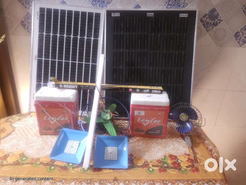 solar home light system