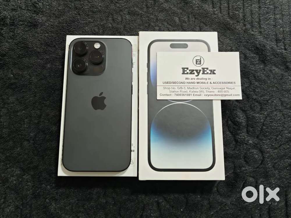 EZYEX SALE - IPhone 14 Pro 5G 128 GB Black, Indian Unit Available!
