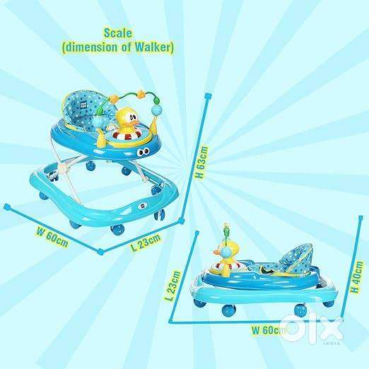 Mee Mee Simple Steps Baby Walker, Blue