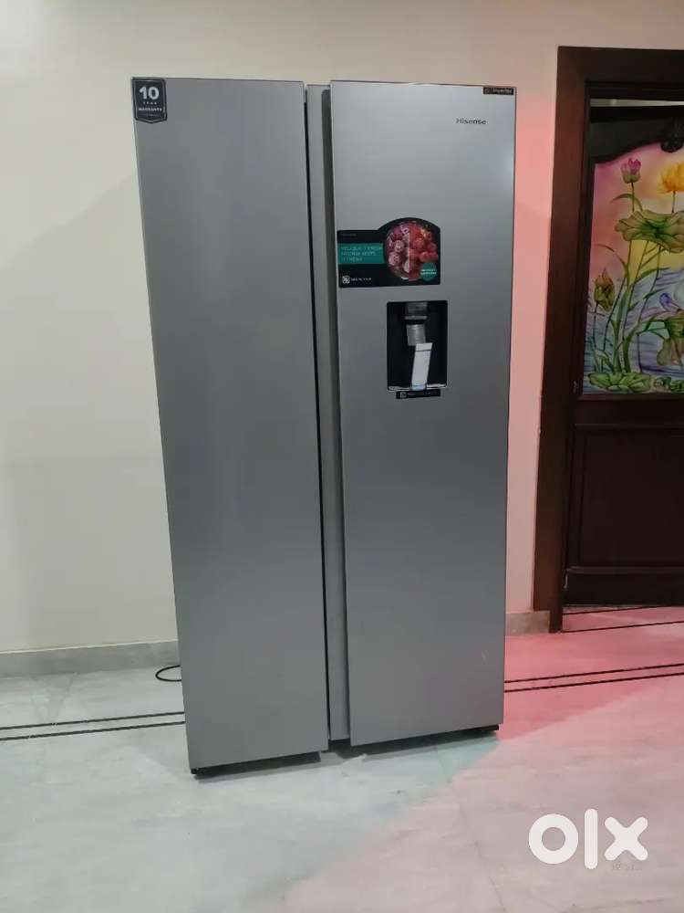 Double door refrigerator with cool water storage with papers