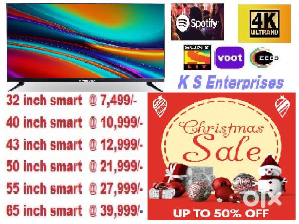 WINTER SALE 50 INCH GOOGLE TV,4K UHD,VOICE COMMAND @21,999/-ONLY