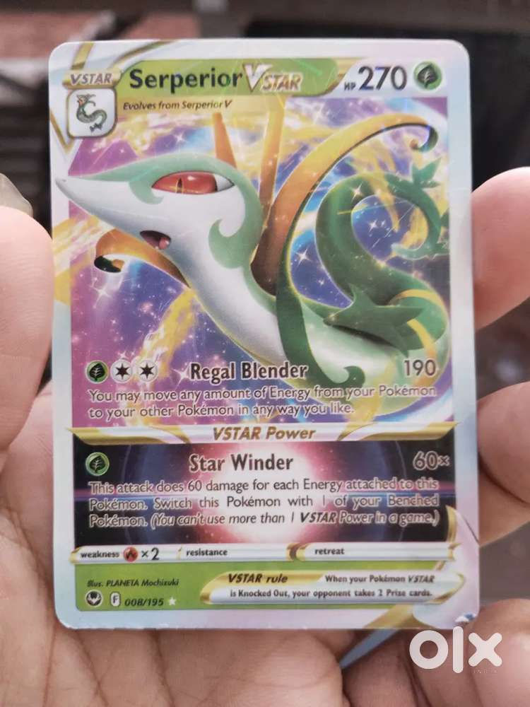 RARE Serperior VSTAR Pokémon Card for Sale (Mint Condition)