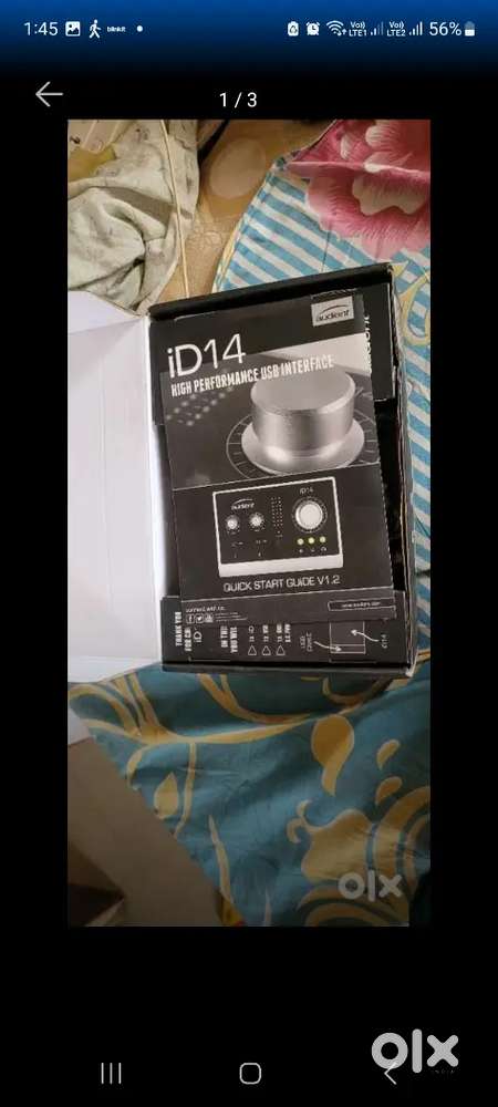 Audient ID14 MK 1 (Used)USB Audio lnterface /
Sound Card For Sell