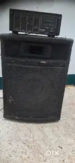 Mini DJ Audio amplifier with 12 inch speaker box
