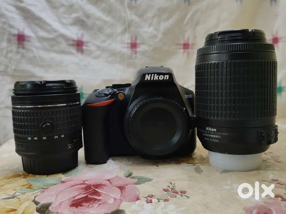 Nikon D3500 with Dual Lenses (18-55mm & 70-200mm) – Well Maintained