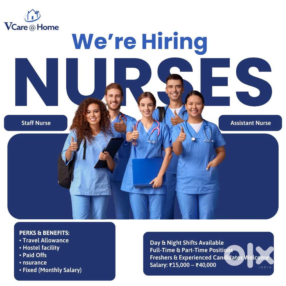 Nurses Job In Chandigarh, Mohali & Zirakpur