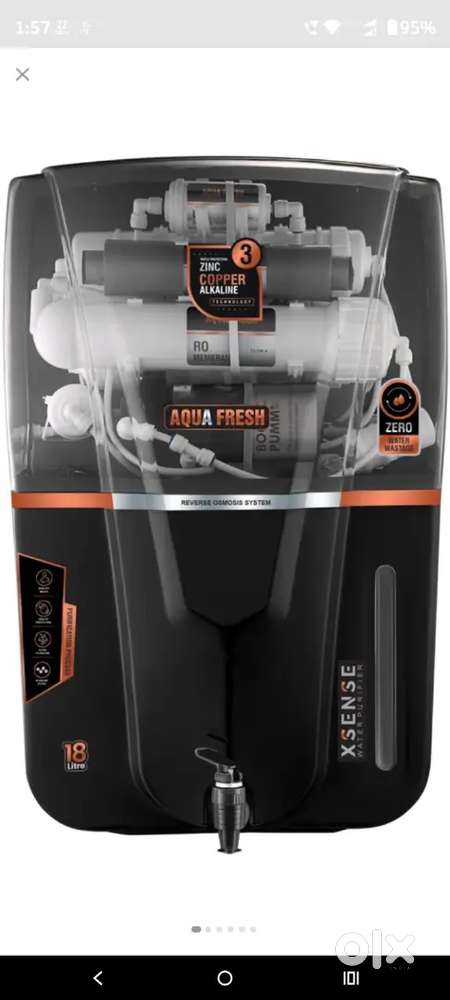 Water purifier 18L RO+UV+UF 7 Stage Purification  Excellent Condition