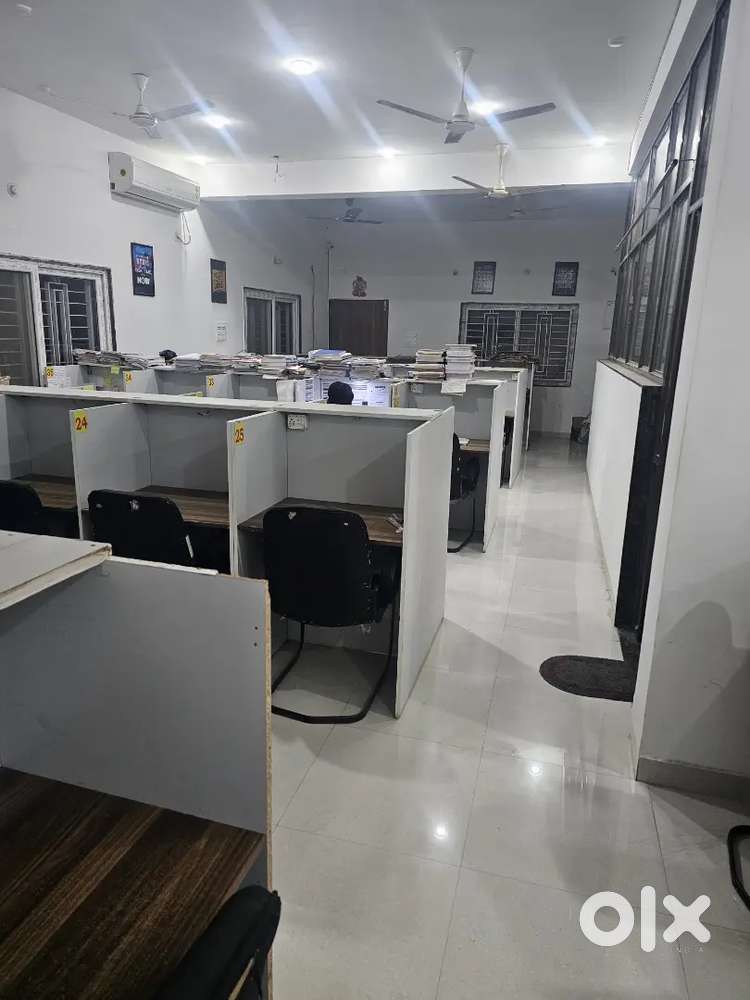 Main road 1000 Sq.ft Furnished Hall with 2 attach washroom