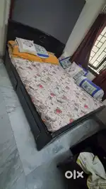 Double Bed, Dewan Bed, Bed Side table with draws big, Shoe Rack Nilkam