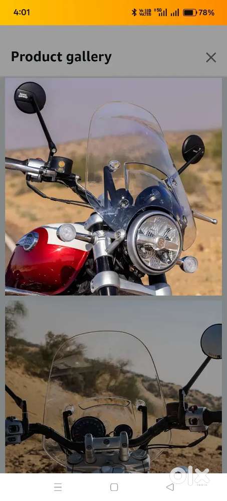 Royal Enfield wind Screen