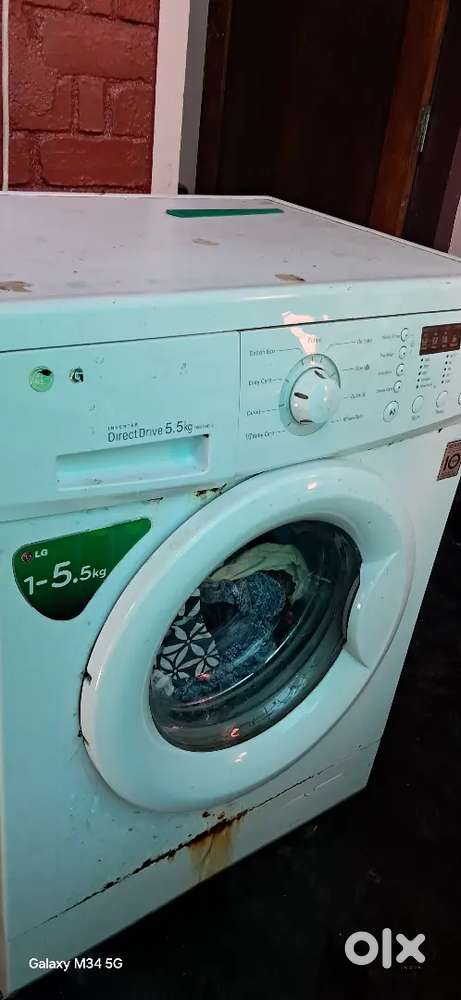 Working LG Inverter Direct Drive washing Machine