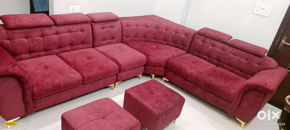 Premium L-Shaped Sofa Set – Almost New, Great Condition (8 Months Old)