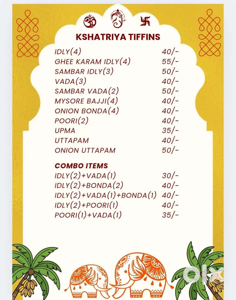 Wanted tiffin master and assistant also - only morning