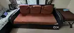 1. 3 seater sofa cumbed with storage  with 2 single seater