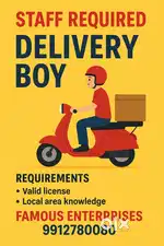 Delivery staff and General worker