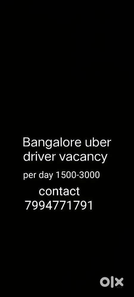 Uber vacancy