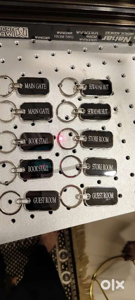 Metal Personalised Keyring @ 50/-