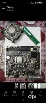 Sell motherboard,Ram, processor, additional generic cpu fan with bill