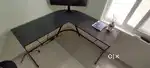 L-Shaped Study & Computer Workstation Table for Sale