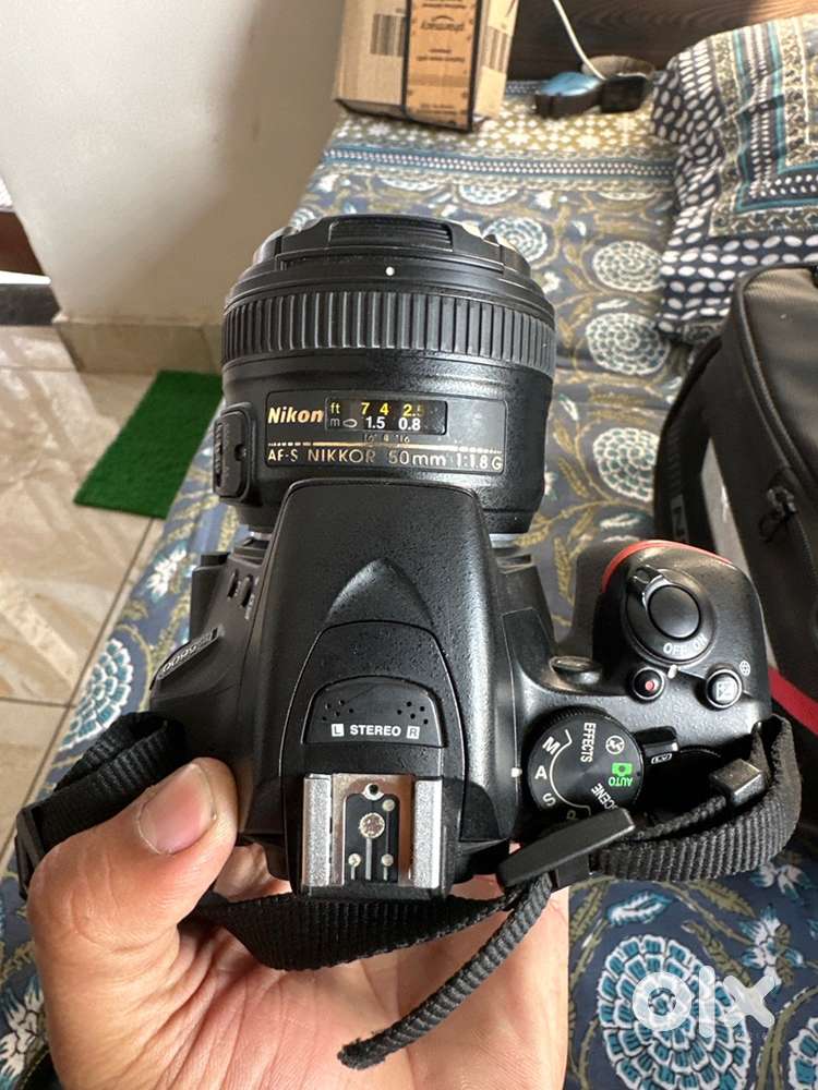 Nikon D5600 with 50mm 1.8g lens