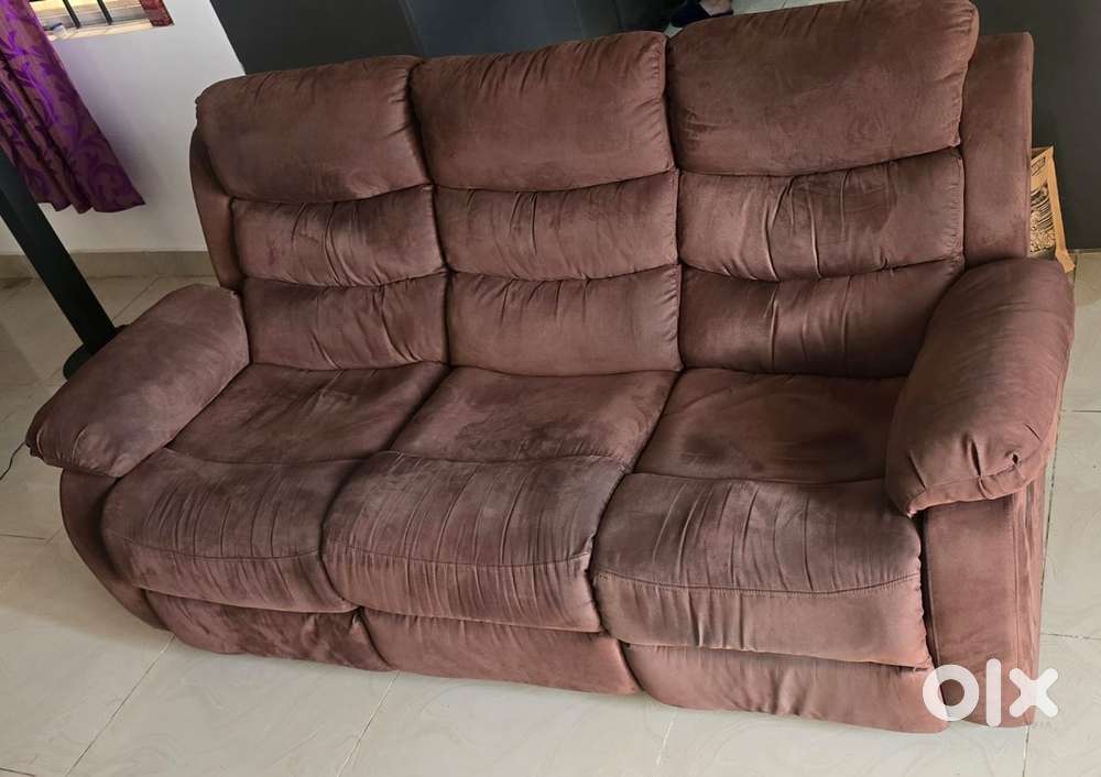 3 seater manual recliner sofa