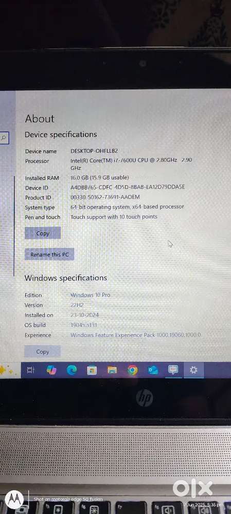 Laptop selling