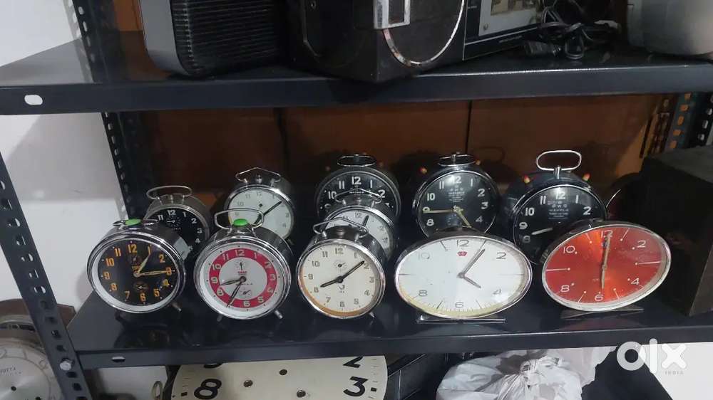 Vintage winding clock