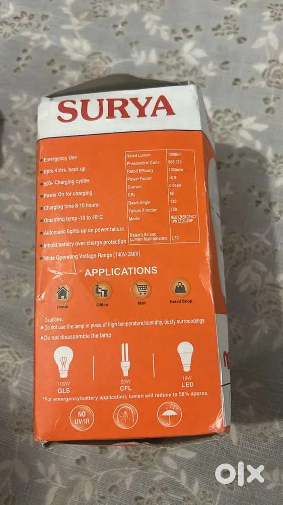 Emergency led light.