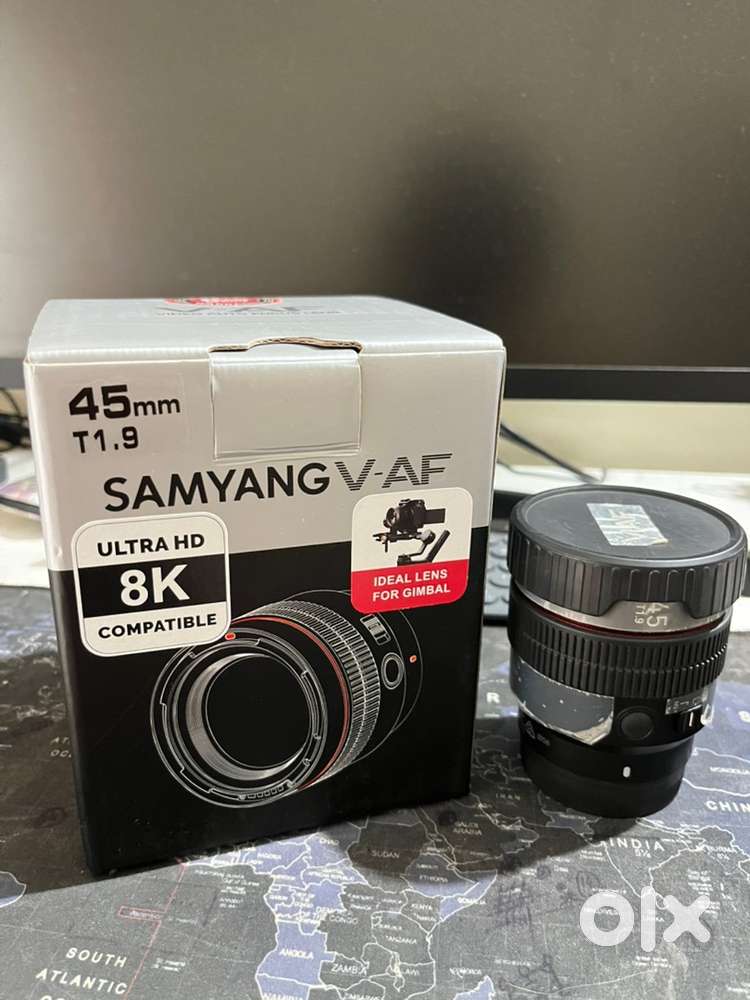 Samyang cine 45mm 1.8 Lens (sony e mount) mint conditon withbill & box